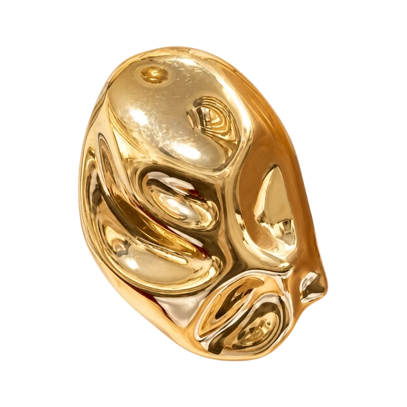 Gold Küpe – Parla by Neşe